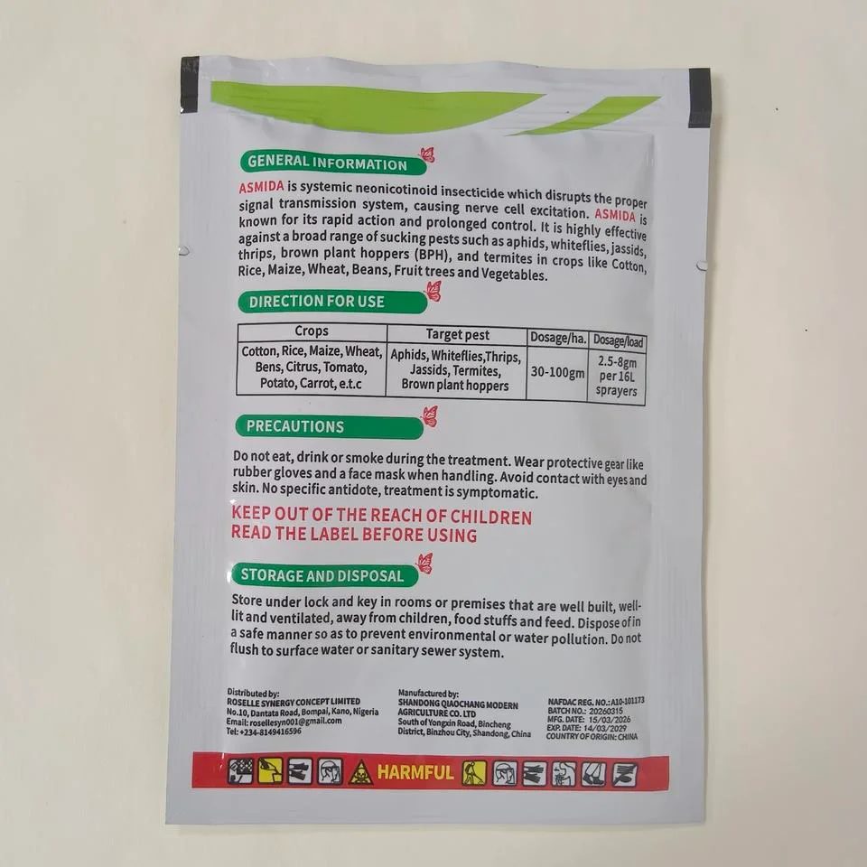 Imidacloprid 70% WG Insecticide reference packaging view 3
