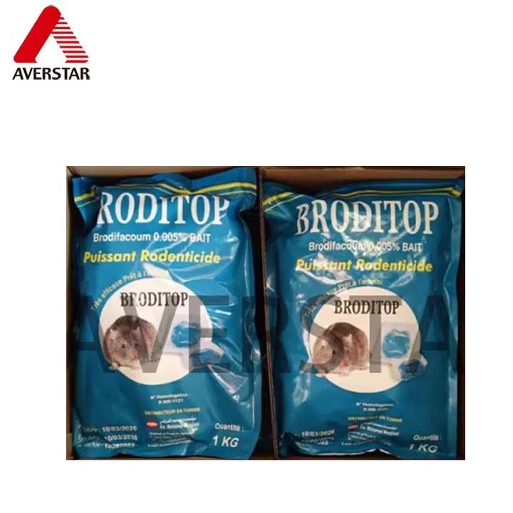 Brodifacoum 0.005% BAIT Public Health Pest Control Product product packaging