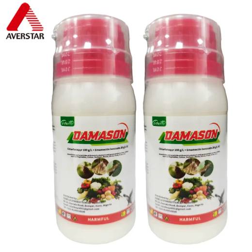 Chlorfenapyr + Emamectin Benzoate 100g/L / 20g/L SC Insecticide product packaging