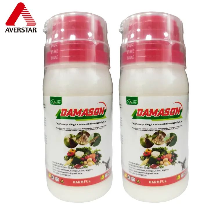 Chlorfenapyr + Emamectin Benzoate 100g/L / 20g/L SC Insecticide product packaging