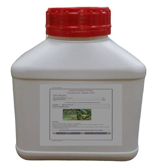 Chlorantraniliprole 20% SC Insecticide product packaging