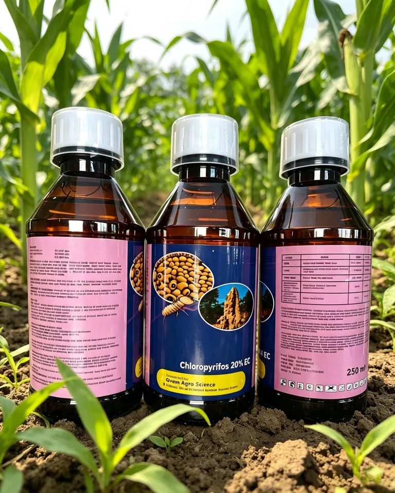 Chlorpyrifos 20% EC Public Health Pest Control reference packaging view 2
