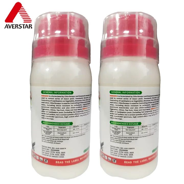 Chlorfenapyr + Emamectin Benzoate 100g/L / 20g/L SC Insecticide reference packaging view 2