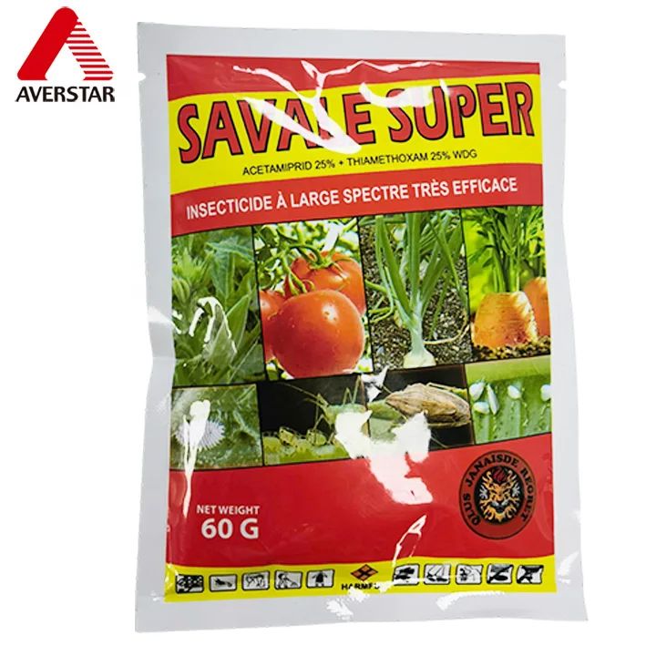 Acetamiprid + Thiamethoxam 25% / 25% WG Insecticide product packaging