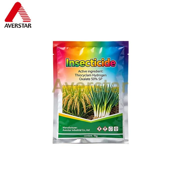 Thiocyclam Hydrogen Oxalate 50% SP Insecticide reference packaging view 2