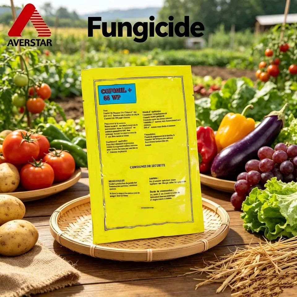Metalaxyl-M + Copper Oxide 6% / 60% WP Fungicide product packaging