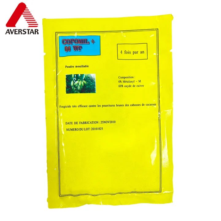 Metalaxyl-M + Copper Oxide 6% / 60% WP Fungicide reference packaging view 2