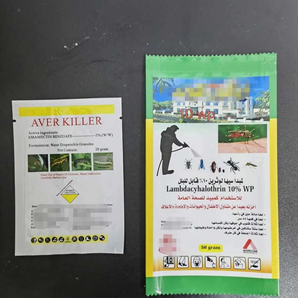 Imidacloprid + Monosultap 1% / 39% WP Insecticide product packaging