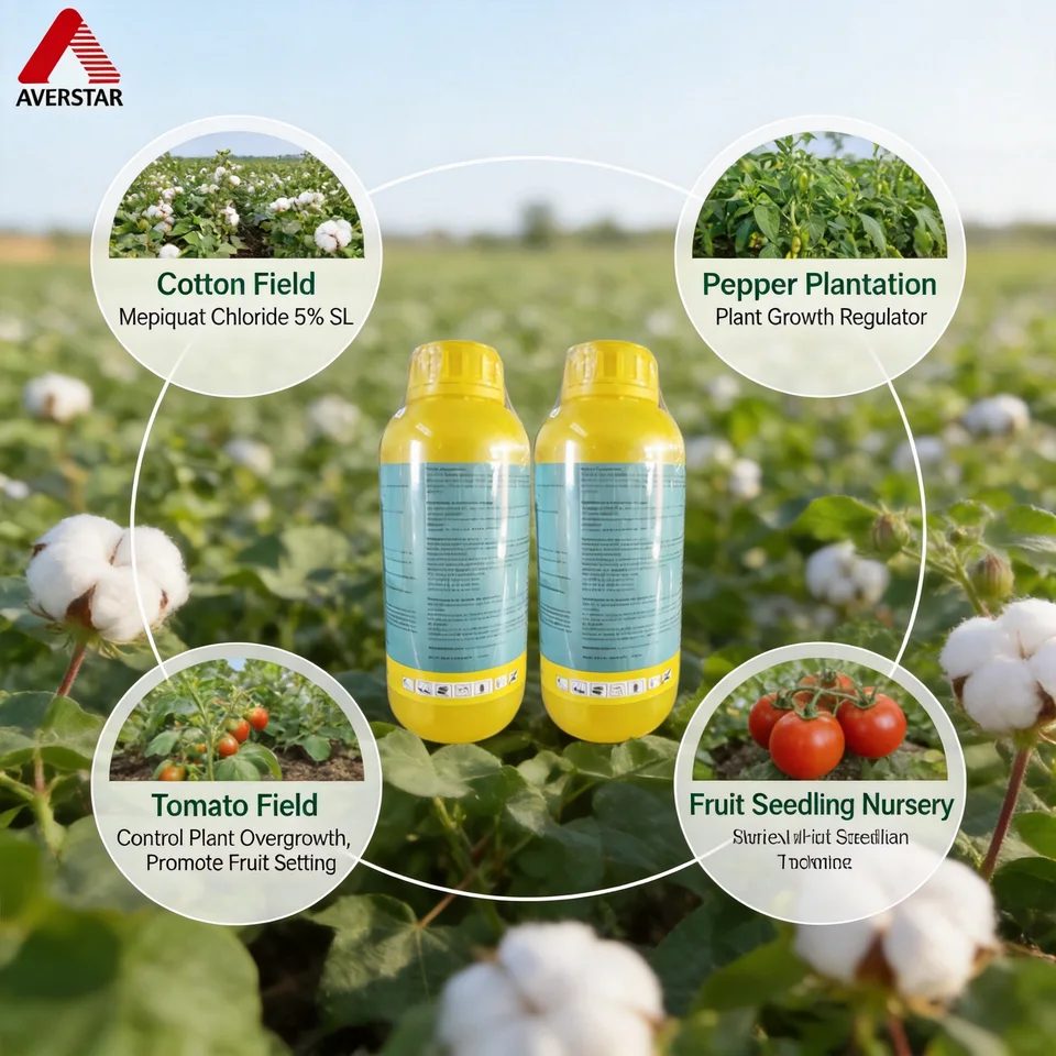 Mepiquat chloride 5% SL Plant Growth Regulator reference packaging view 3