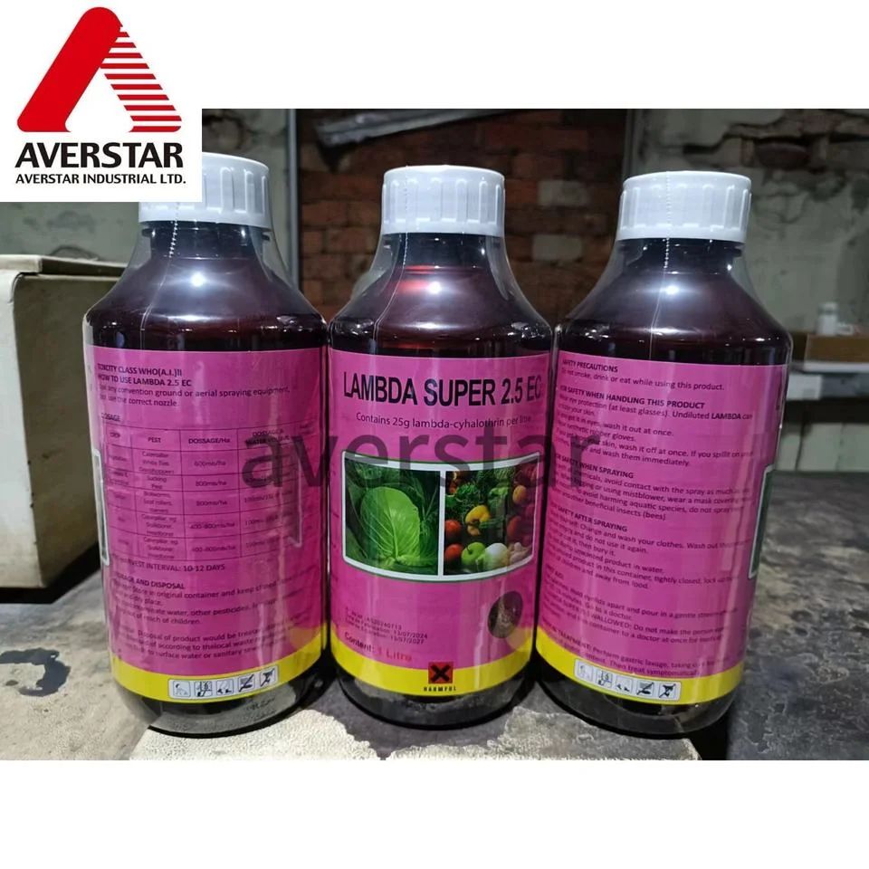 Lambda Cyhalothrin 5% EC Insecticide product packaging