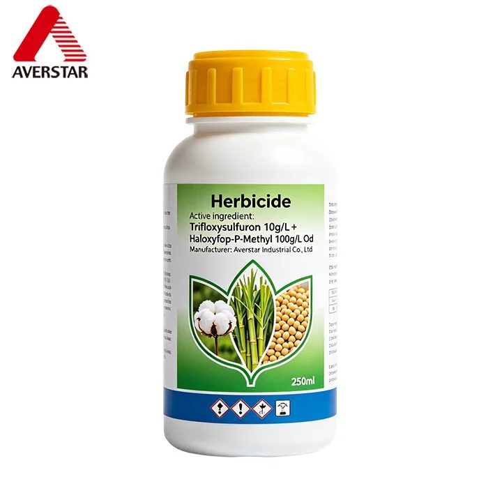 Trifloxysulfuron + Haloxyfop-P-Methyl 10g/L / 100g/L OD Herbicide reference packaging view 2
