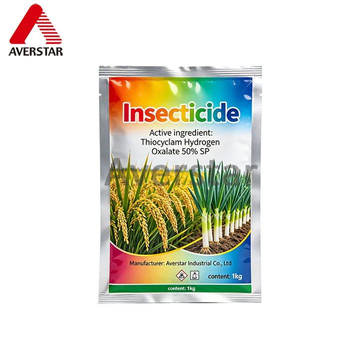 Thiocyclam Hydrogen Oxalate 50% SP Insecticide product packaging