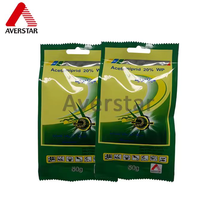 Acetamiprid 20% SP Insecticide product and packaging image