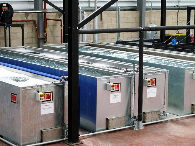 Dip Tank Degreasing & Phosphating Line