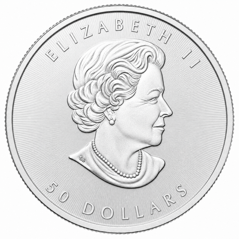 1 oz Canadian Palladium Maple Leaf view 2