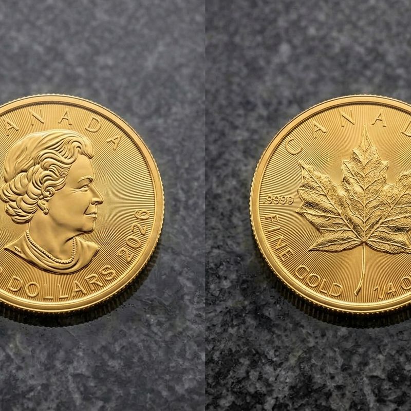 1/4 oz Canadian Gold Maple Leaf (Sealed) (Any Dates)