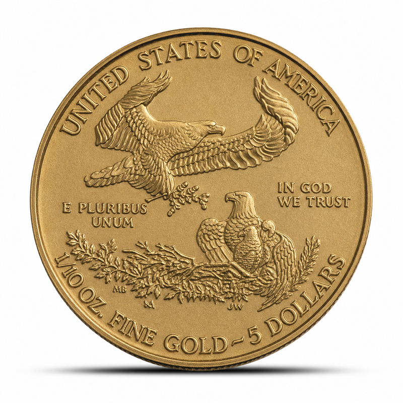 1/10 oz American Gold Eagle view 2