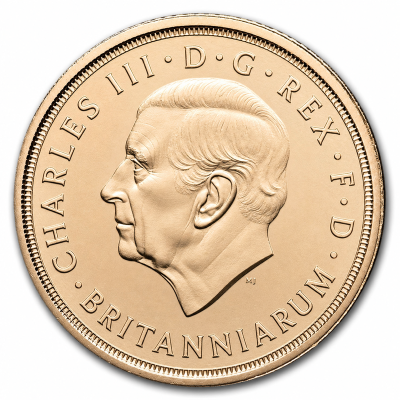 British Gold Sovereign (Kings) view 2