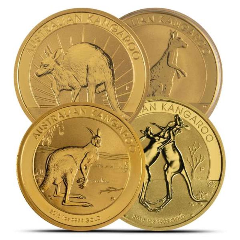 1 oz Australian Gold Kangaroo (Any Dates) (Sealed)