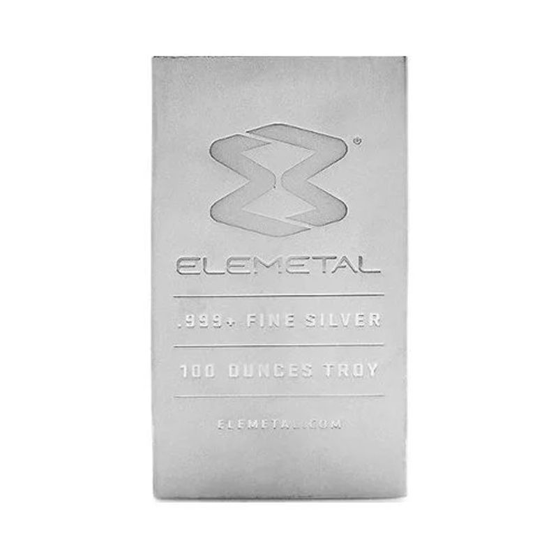 100 oz Silver Bar (Elemetal)