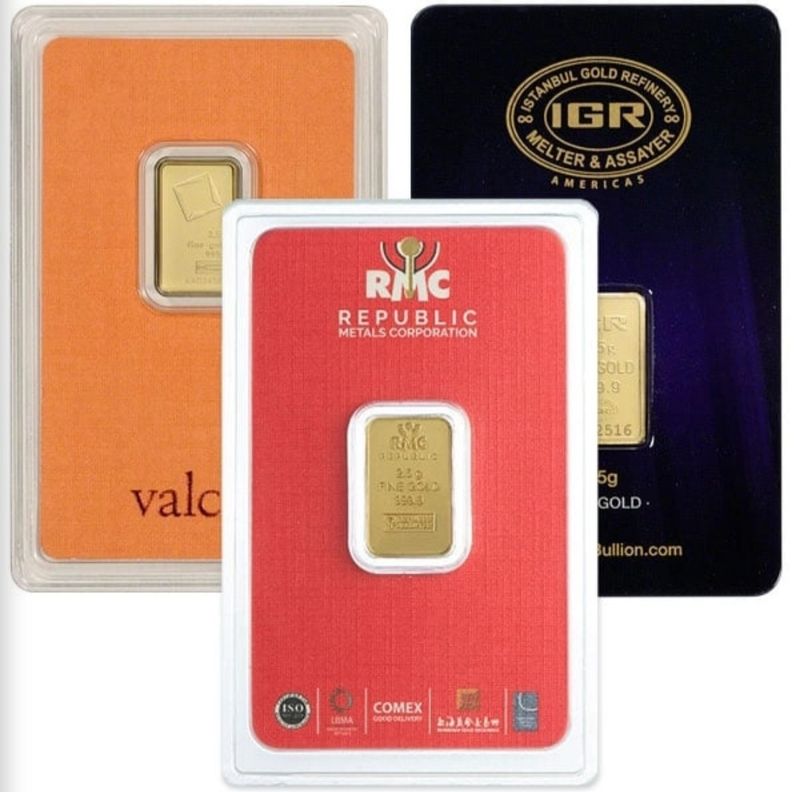 Gold Bar 2.5 Gram Sealed & Random Brand