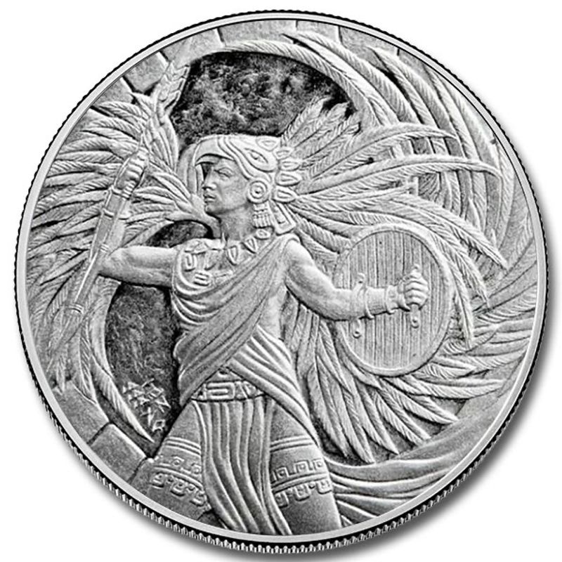 1 oz Silver Round (Aztec Series)