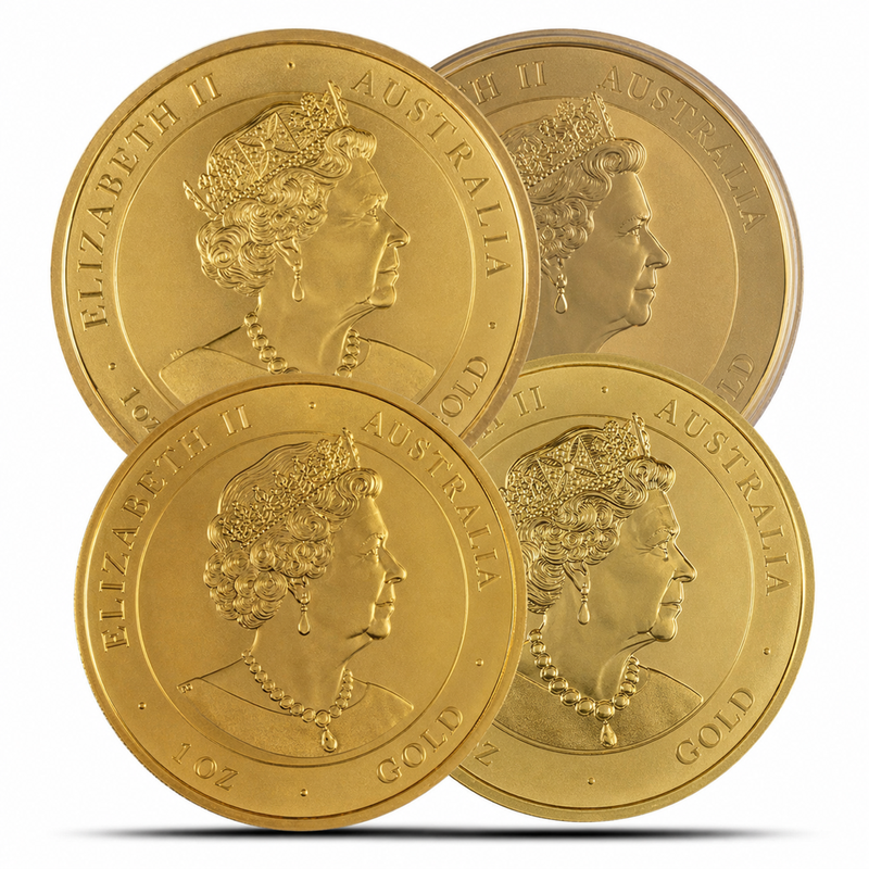 1 oz Australian Gold Kangaroo (Sealed) view 2