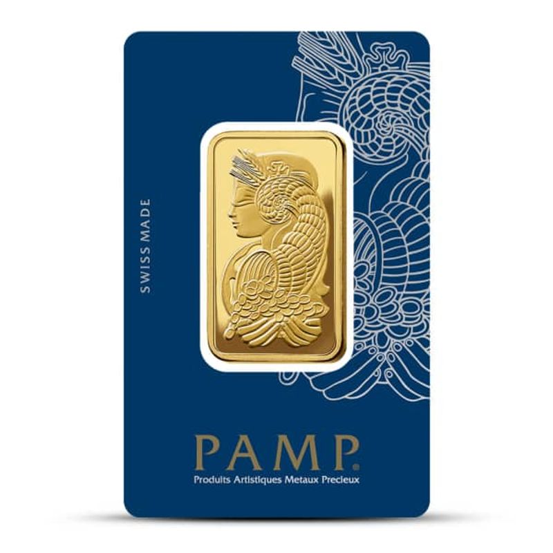1 oz PAMP Suisse Gold Bar (Pamp Fortuna)