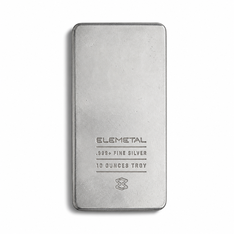 10 oz Silver Bar (Elemetal) view 2