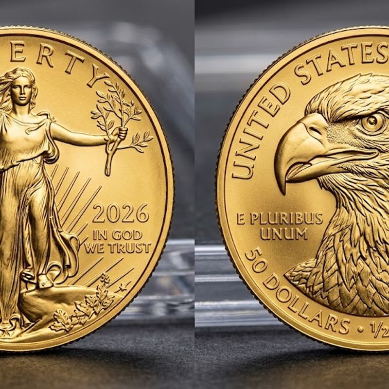 Gold American Eagle 1/2oz - Current Year