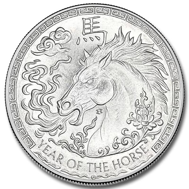 1 oz Silver Round (Year of the Horse 2026)