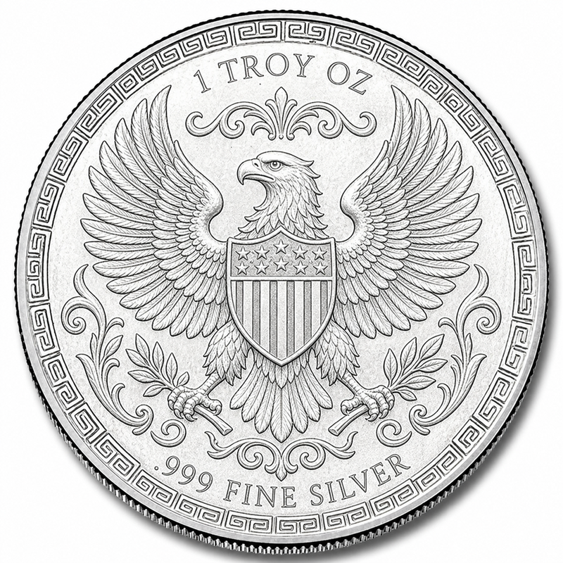 1 oz Silver Round (Year of the Horse 2026) view 2