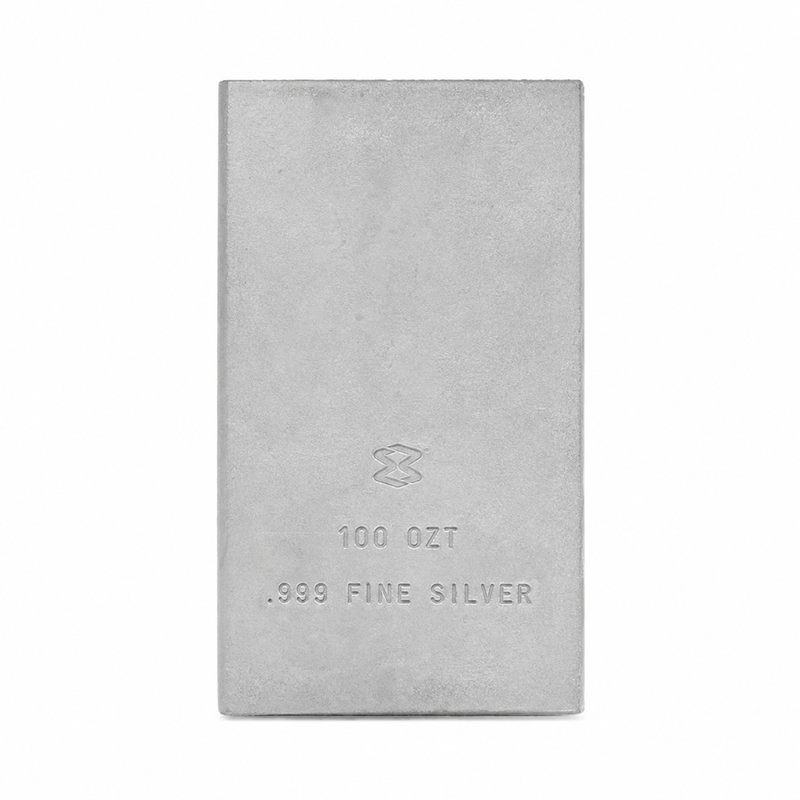 100 oz Silver Bar (Elemetal) view 2