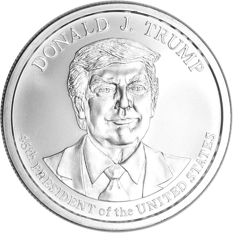 2 oz Silver Round (Donald J. Trump)