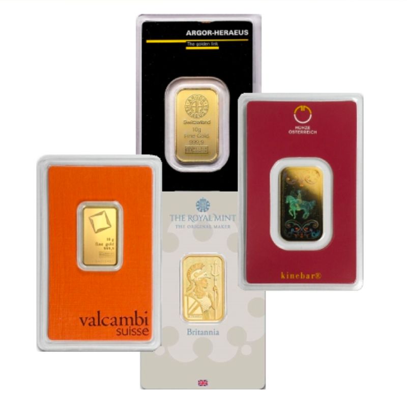 Gold Bar 10 Gram Sealed & Random Brand