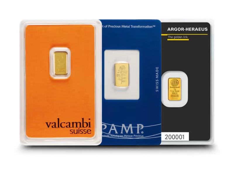 Gold Bar 1 Gram Sealed & Random Brand
