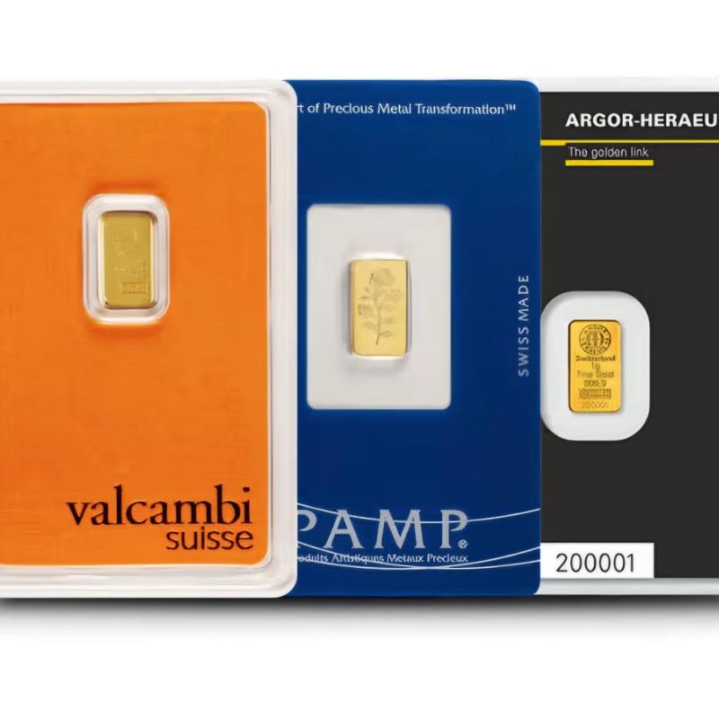 Gold Bar 1 Gram Sealed & Random Brand