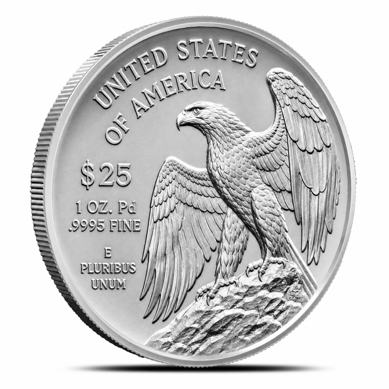 1 oz American Palladium Eagle view 2