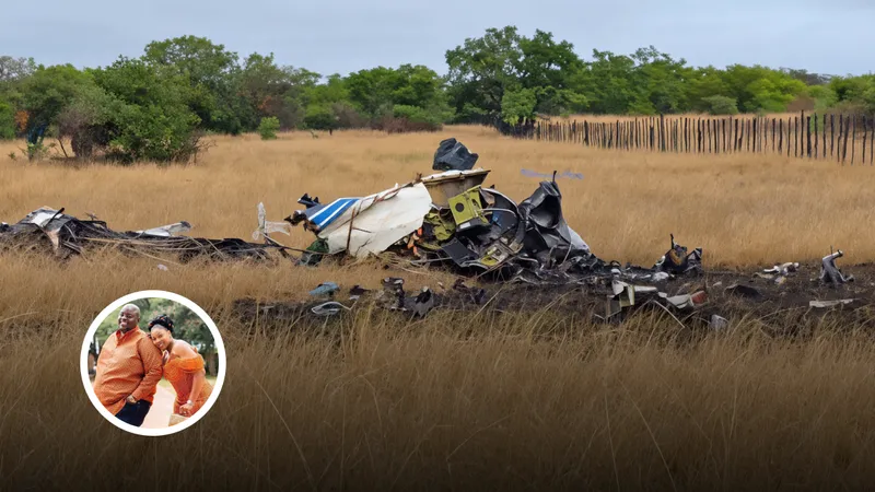 The crash site where Wicknell Chivayo and Wife Died The crash site where Wicknell Chivayo and Wife Died