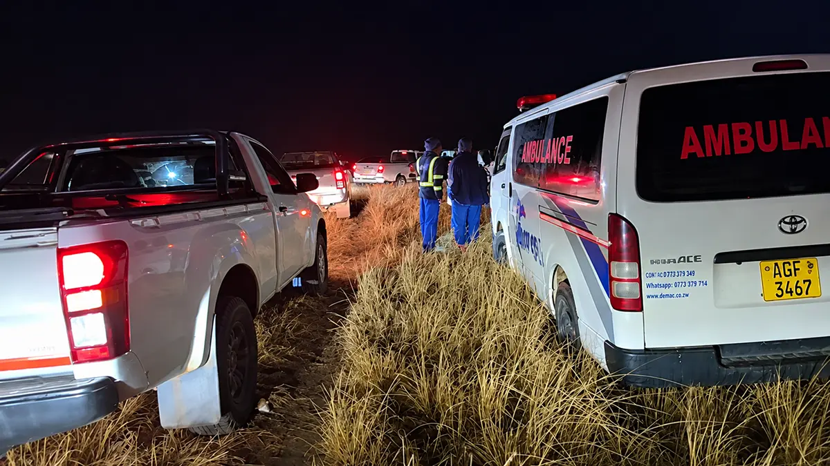 Police and emergency responders are at the scene in Marondera Police and emergency responders are at the scene in Marondera