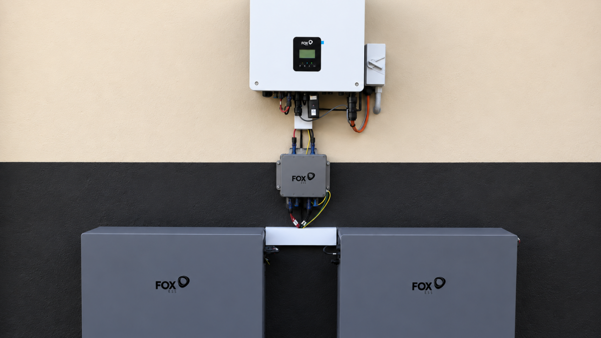 Fox ESS mounted solar system