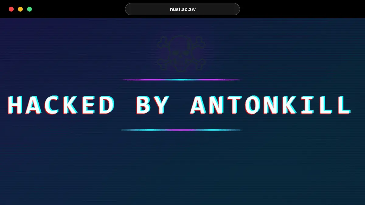 NUST Website Hacked by AntonKill