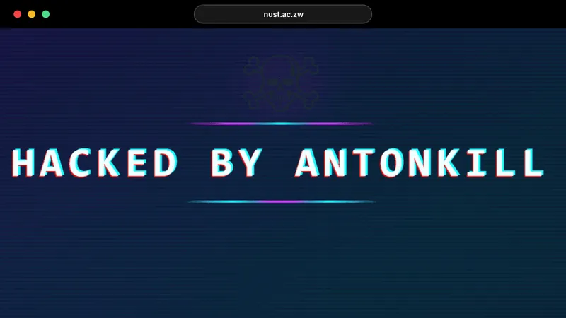 NUST Website Hacked by AntonKill | IBZIM News NUST Website Hacked by AntonKill | IBZIM News