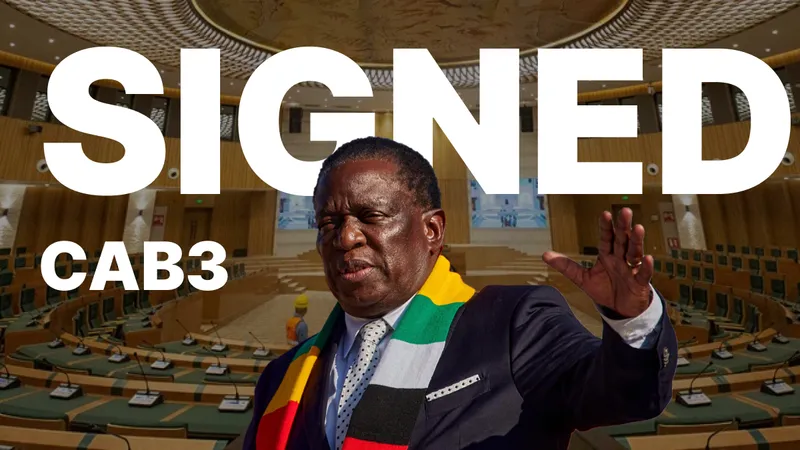 CAB3 signed into law by President Mnangagwa | IBZIM News CAB3 signed into law by President Mnangagwa | IBZIM News
