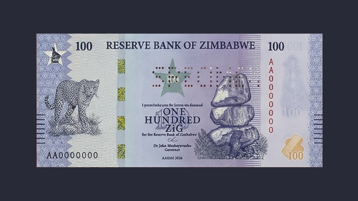 New 100 ZiG Note 2026