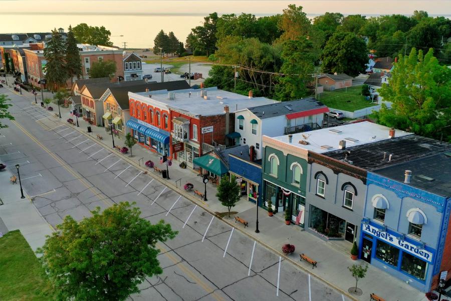 Sunrise in Lexington Michigan