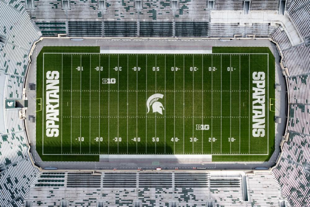 Michigan state football field