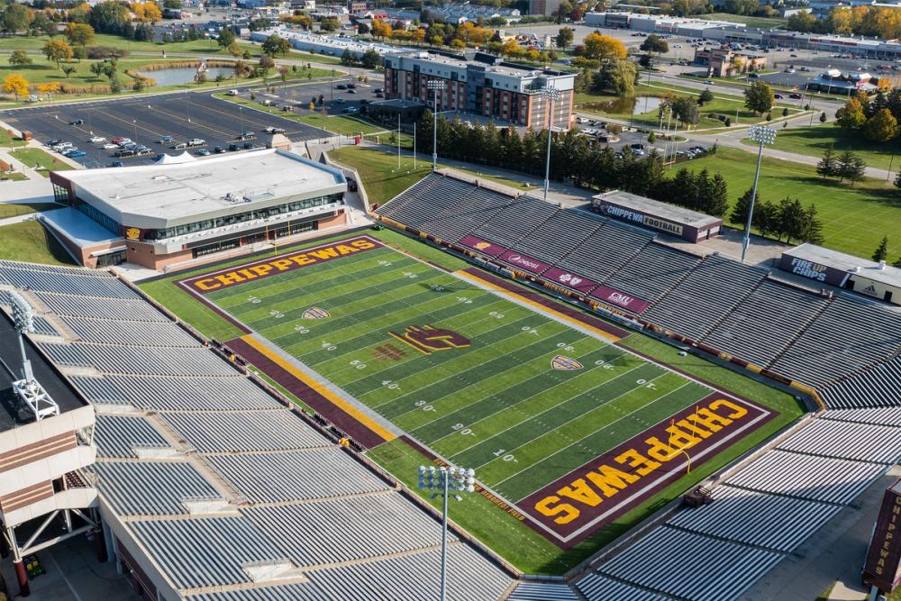 Picture of Kelly Shots stadium in Mount Pleasant 