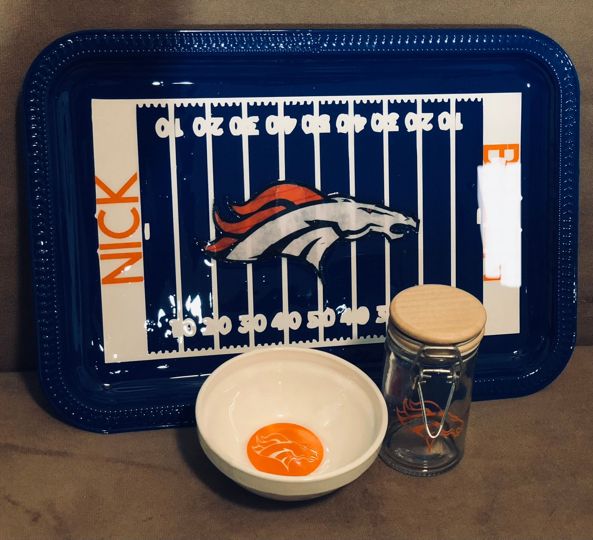 Football Tray Set