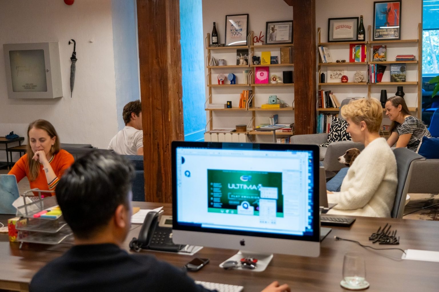 Hyphen team at the office